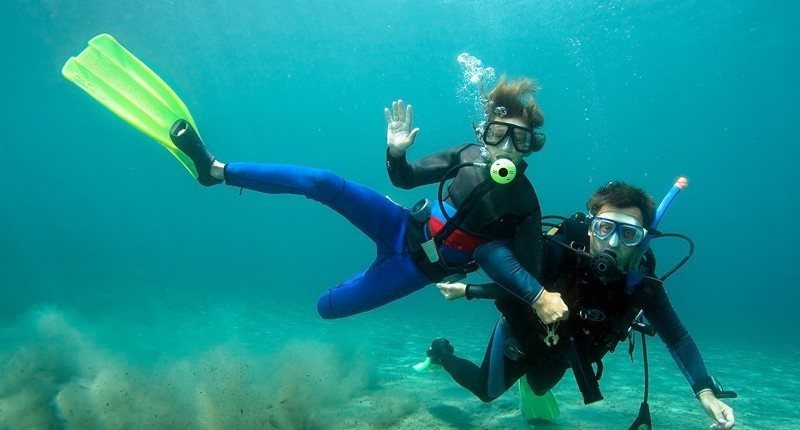 maui scuba diving fun